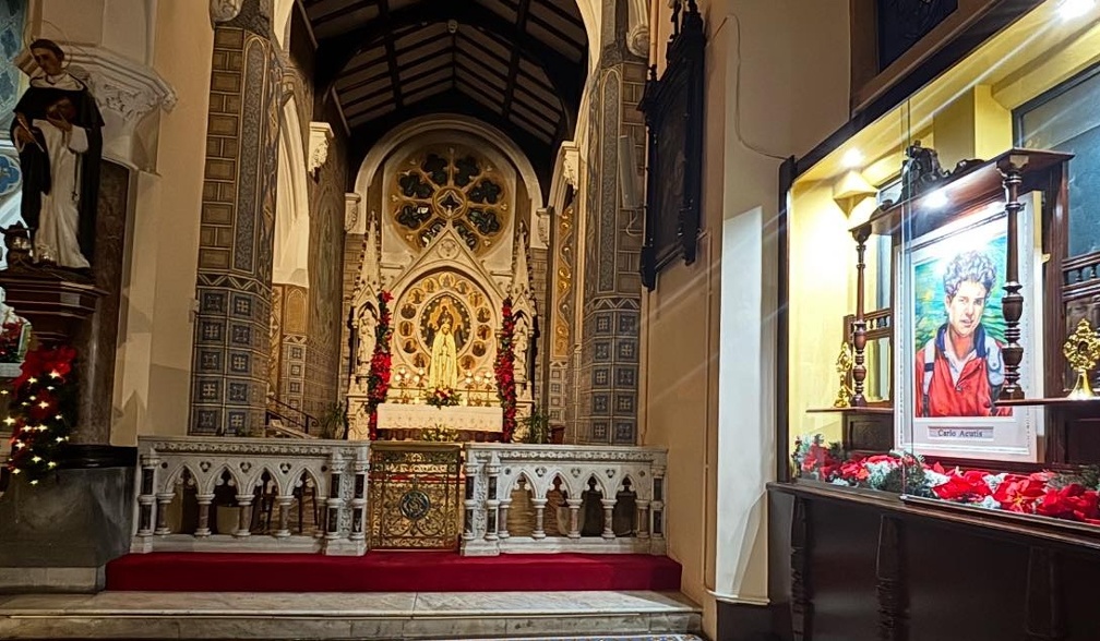 Blessing of Shrine to St. Carlo